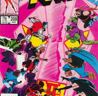 The Uncanny X-Men 208