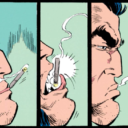 Wolverine eats a cigarette for some reason